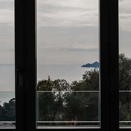 - Vista Mare Panoramica Con Piscina Daire Rapallo